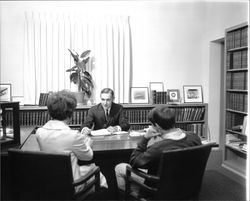 Judge Kenneth M. Eymann in chambers, Santa Rosa, California, April 1, 1968