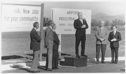 Dedication ceremonies for Airport Industrial Park