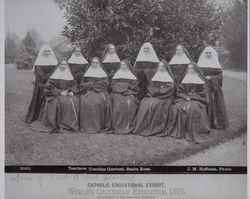 Teachers at Ursuline Convent, Santa Rosa, California, 1893