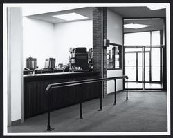 Circulation desk at the Sonoma County Library