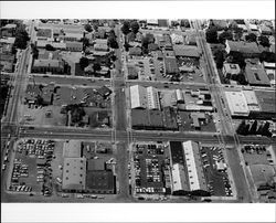 Downtown Petaluma, California from B to D Streets and Fifth to Second Streets, July 28, 1973