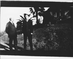 George P. McNear, Sr. and George P. McNear, Jr., Petaluma, California, about 1900