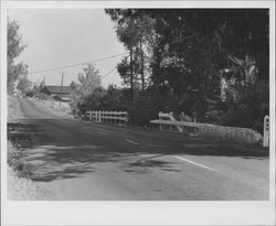 Intersection of Middle Two Rock Road and Bodega Avenue, Petaluma, California, about 1954