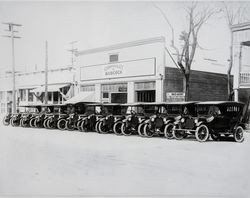 View of the Cordingley & Babcock Auto Dealership and the Dodge Brothers Service Station, Santa Rosa, California, 1924