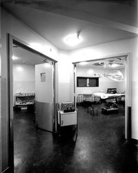 Operating room at Santa Rosa General Hospital, Santa Rosa, California, 1962