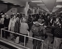 St. Anthony's Dining Room and guests, 121 Golden Gate Avenue, San Francisco, California, about 1979