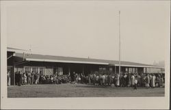 Group at dedication ceremony at Valley Vista School, Petaluma, California, Nov. 21. 1954