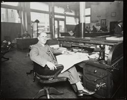 Portrait of Ernest L. Finley at work