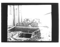 Construction work at Golden Eagle Milling, Petaluma, California, about 1890