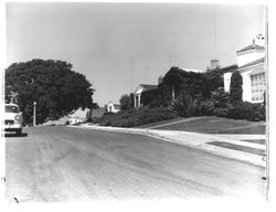 Raymond Heights between Olive and Sixth Streets, Petaluma, California, about 1956