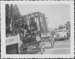 Petaluma Centennial Kangaroo Court at the Apple Blossom Parade in Sebastopol, California,1958