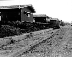 Street and curb grading in Rincon Valley Homes subdivision in the Mission Blvd.-Yukon Drive area