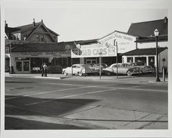 Talmadge "Babe" Wood De Soto and Plymouth dealership, located at 505 Mendocino Ave., Santa Rosa, California, in 1948