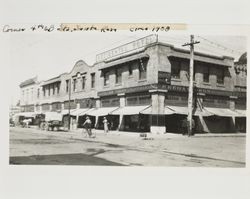 Occidental Hotel building, Fourth and B streets, Santa Rosa, California, about 1908