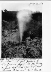 Steamboat Geyser, Sonoma County, California