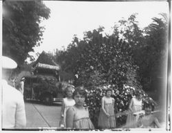 Marching units of women and girls in the Rose Parade