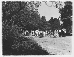 Barbecue and picnic at Palomino Lakes, Cloverdale, California, 1963