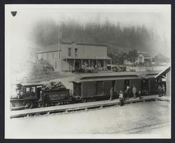 North Pacific Coast Railroad train in Freestone