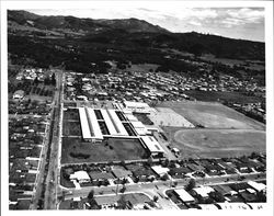 Aerial view of Herbert Slater Junior High School