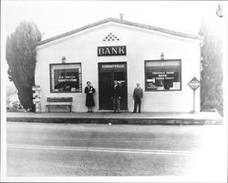 Silk - Son and Company and Forestville branch, Bank of Sonoma County, Forestville, California, 1928