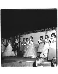 Miss Sonoma County Pageant, Santa Rosa, California, about 1953