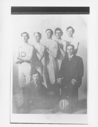 Petaluma High School basketball team of 1908, Petaluma, California, 1908