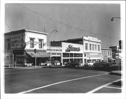 Petaluma Boulevard North at Washington Street, Petaluma, California, 1960