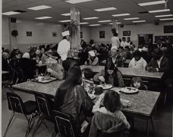 St. Anthony's Dining Room and guests, 121 Golden Gate Avenue, San Francisco, California, February 1979