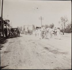 Norris Brothers Big Trained Animal Show marching through town