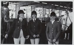 Participants in dressage competition at the Sonoma County Fair, Santa Rosa, California