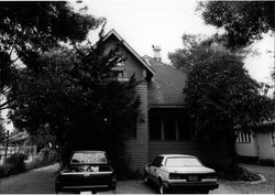 Rear of the John C. "Hoke" Smith House at 714 Mendocino Avenue, Santa Rosa, California, May 5, 1996