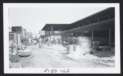 Looking north from the rear of the Sonoma County Library under construction