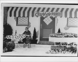 Cafe de Paree, the exhibit of the Petaluma Flower Gardeners, Petaluma, California, 1962