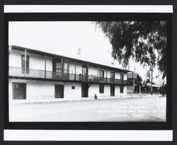 Sonoma Barracks erected in 1836 by Gen. Vallejo at Sonoma, California