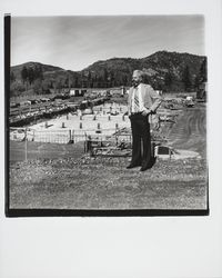 Construction of a building at Hewlett Packard, Santa Rosa, California, 1977