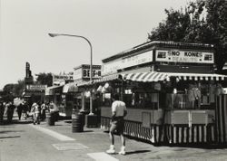 View down Food Alley at the Sonoma County Fair, Santa Rosa, California, 1993