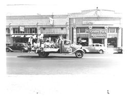 Floats in the 1947 Labor Day Parade, Petaluma, California, September 1, 1947