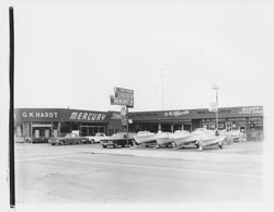 G. K. Hardt auto dealership, Santa Rosa, California, 1962