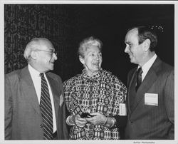 Helen Putnam with two men at White House Conference on Management and Growth, Washington, D.C., 1978