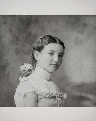 Portrait of Bertha Melville Wilson, Santa Rosa, California, about 1900