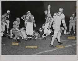 Petaluma Leghorn touchdown during Leghorn game against Rams