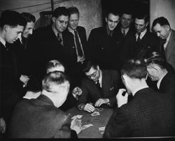 Employees of Burroughs Adding Machine Corp. at a meeting in Oakland, April 13, 1939