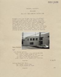 Petaluma Cooperative Creamery building #2-cold storage and machine shop, 621 Western Avenue, Petaluma, California, December 1965