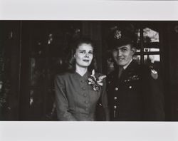 Mary Alwes and Elmore Alwes, Santa Rosa, California, 1945