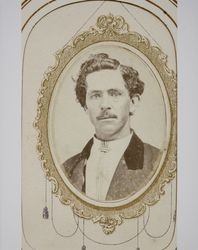 Portrait of an unidentified young man taken in Santa Rosa, California in the 1870s