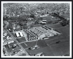 Aerial view of Santa Rosa Junior College area — Calisphere