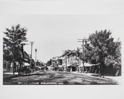 Santa Rosa Ave. looking west