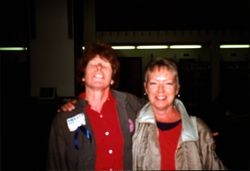 Friends of the Library and staff members at Sonoma County Central Library open house, November 7, 1999