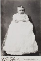 Portrait of infant Daisy Bray
