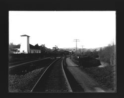 Northwestern Pacific Railroad right of way at Willits